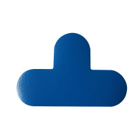 5S管理地貼 耐磨倉庫警示定位標識標誌貼 T型10片裝 寬10cm長15cm藍 15793 - 藍色100×150mm 5S管理地貼 耐磨倉庫警示定位標識標誌貼 T型10片裝 寬10cm長15cm藍 15793 - 藍色100×150mm