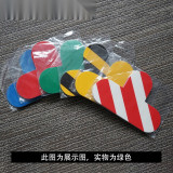 T形5S管理地貼（T型）10片裝 耐磨5S地貼 耐刮擦定位地貼 10×15cm 15799 - 綠色100×150mm