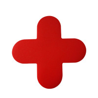 十字形地貼(十型)10片裝 15×5cm 紅色 5S定位地貼 15786 - 紅色150×150mm 十字形地貼(十型)10片裝 15×5cm 紅色 5S定位地貼 15786 - 紅色150×150mm