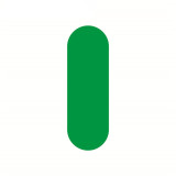 5S管理地貼 耐磨倉庫工廠目視化警示標識標誌貼 一型10片裝綠色 長1cm寬5cm 15797 - 綠色50×150mm