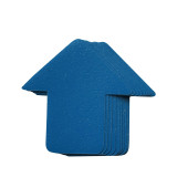 小箭頭地貼（箭頭）10片裝 76×70mm 藍色 箭頭形狀標貼 15790 - 藍色76×70mm