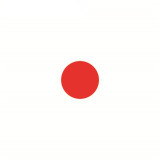 5S管理地貼 耐磨倉庫警示定位標誌貼 圓形10片裝紅色 直徑5cm 15783 - 紅色Φ50mm