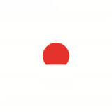 5S管理地貼 耐磨倉庫警示定位標誌貼 圓形10片裝紅色 直徑5cm 15783 - 紅色Φ50mm