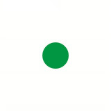 5S管理地貼 耐磨倉庫警示定位標誌貼 圓形10片裝綠色 直徑5cm 15795 - 綠色Φ50mm