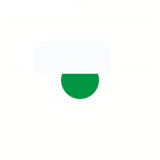 5S管理地貼 耐磨倉庫警示定位標誌貼 圓形10片裝綠色 直徑5cm 15795 - 綠色Φ50mm