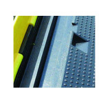 重型2槽線保護帶 線減速帶 線保護墊 線槽保護板 14465 - 黃黑條紋1000×250×45mm