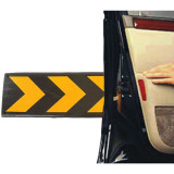 輕型牆面保護器 橡膠牆面防撞墊 反光防撞塊 牆面防撞板 14468 - 黃色含安裝配件800×220×35mm