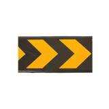 輕型牆面保護器 橡膠牆面防撞墊 反光防撞塊 牆面防撞板 14468 - 黃色含安裝配件800×220×35mm