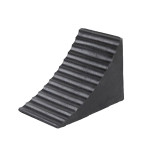 重型車輪止退器（2個裝）橡膠輪擋 車輪阻擋器 防溜車擋塊 14469 - 黑色320×300×260mm