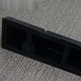 反光車輪定位器（2個裝）橡膠輪檔 停車定位器 停車位擋車器 停車阻擋器 14470 - 黑色含安裝配件600×120×100mm2個/對