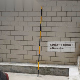 車輛限高桿 防撞警示金屬桿 工廠車間倉庫大門停車場花園小區 16102 - 黃色Φ32mm×3m