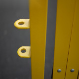 移動式伸縮圍籬 可移動式伸縮隔離欄 鋼製伸縮隔離欄 14473 - 黃黑條紋高950mm長範圍220-2500mm