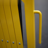 移動式伸縮圍籬 可移動式伸縮隔離欄 鋼製伸縮隔離欄 14473 - 黃黑條紋高950mm長範圍220-2500mm