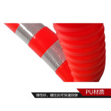 彈性警示柱（低位）道路警示路樁 彈性柱 反光立柱 誘導標 14477 - 紅白L450mm Φ100mm