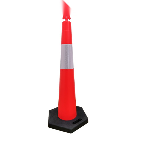 反光警告隔離錐 可移動式隔離錐 反光警示錐 道路誘導錐 14478 - 混色400×400×1150mm