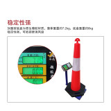 反光警告隔離錐 可移動式隔離錐 反光警示錐 道路誘導錐 14478 - 混色400×400×1150mm