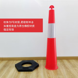 反光警告隔離錐 可移動式隔離錐 反光警示錐 道路誘導錐 14478 - 混色400×400×1150mm