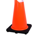 PVC反光路錐 交通安全錐警示圓錐筒 紅白反光雪糕筒 1個高91長36寬36cm 14486 - 紅910×360×360mm