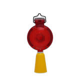 路錐警示燈 LED路錐燈 施工警示燈 LED施工燈 交通路障燈 14489 - 紅175×175×380mm