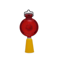 路錐警示燈 LED路錐燈 施工警示燈 LED施工燈 交通路障燈 14489 - 紅175×175×380mm