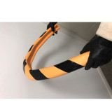 經濟型防撞條（直角）黃黑警示防撞條 防撞護角 泡棉防撞護角 14490 - 黃黑條紋48*48*90cm