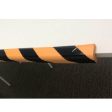 經濟型防撞條（直角）黃黑警示防撞條 防撞護角 泡棉防撞護角 14490 - 黃黑條紋48*48*90cm