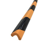 經濟型防撞條（直角）門框防撞條 防撞條 泡棉防撞條 14492 - 黃黑條紋31×31×900mm