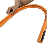 經濟型防撞條（直角）門框防撞條 防撞條 泡棉防撞條 14492 - 黃黑條紋31×31×900mm