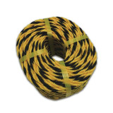 黃黑警示繩 Φ9mm×50m 老虎繩 標誌繩 安全繩 黃黑麻繩 14106 - 黃黑相間 Φ10mm×50m