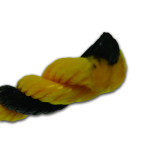 黃黑警示繩 Φ9mm×50m 老虎繩 標誌繩 安全繩 黃黑麻繩 14106 - 黃黑相間 Φ10mm×50m