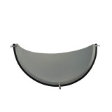 半球鏡 室內反光鏡 四分之一球面鏡 車間倉庫走廊廣角鏡 安全防盜鏡 直徑60cm 14306 - 本色Φ600mm