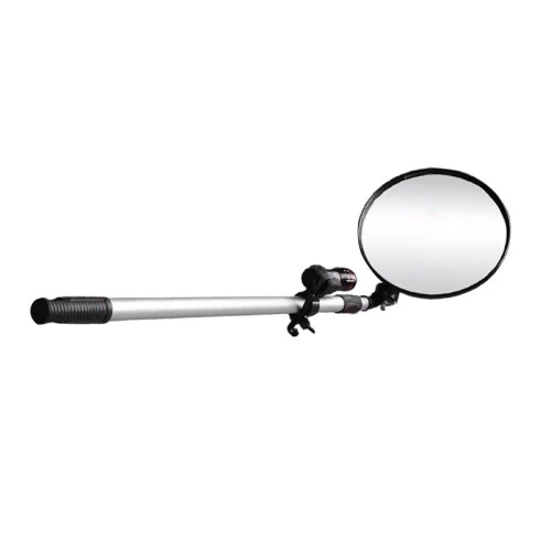 安全檢查鏡 手持式車底安全偵測鏡 汽車底盤檢查反光鏡 可伸縮 14319 - 本色Φ300mm