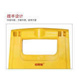 A字告示牌（停用）塑膠人字牌 A字牌 警示牌 A字立牌 30×63cm 14004 - 黃底黑字31x21x62cm