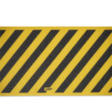 地貼警示標誌（黃黑條紋圖案）20mm×60cm 安全警示地貼 15767 - 黃色600×200mm