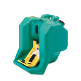 手提洗眼器 壁掛式驗廠洗眼器工廠實驗室緊急沖淋 可移動手提 16加侖60L 14741 - 綠色60L