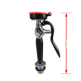 檯面式實驗室單頭水槽洗眼器（單頭）14742 - 黑紅L1.5mH260mm