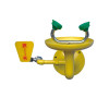 牆面式洗眼器（黃）雙眼噴淋洗眼器 緊急洗眼器 驗廠洗眼器 14744 - 黃色Φ250mm