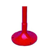 直立式洗眼器 工廠緊急洗眼器 噴淋洗眼器 不鏽鋼洗眼器 14746 - 紅黃Φ250mmH950mm