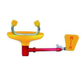 直立式洗眼器 工廠緊急洗眼器 噴淋洗眼器 不鏽鋼洗眼器 14746 - 紅黃Φ250mmH950mm