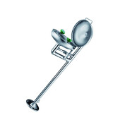 直立式洗眼器 304不鏽鋼緊急洗眼器 雙頭沖淋洗眼器 14748 - 原色Φ300mmH930mm