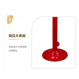 複合式沖淋洗眼器（紅）不鏽鋼緊急噴淋洗眼器 立式洗眼器 14750 - 原色Φ640mmH2300mm