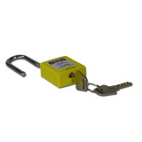 聚酯安全掛鎖（黃）動力源鎖定安全掛鎖 閥門鎖定安全掛鎖 14658 - 黃色Φ6mmH38mm