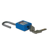 工程塑膠安全掛鎖（藍）聚酯安全掛鎖 動力源鎖定安全掛鎖 14659 - 藍色Φ6mmH38mm