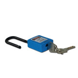 絕緣安全掛鎖（藍）電工維修掛鎖 工業安全掛鎖 上鎖掛牌 14673 - 藍色Φ6mmH38mm