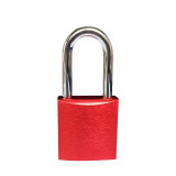 鋁合金安全掛鎖（紅色）加標鎖定 安全鎖具 鋁合金鎖頭 14692 - 紅色Φ6mmH38mm