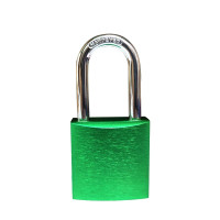鋁合金安全掛鎖(綠)LOTO 上鎖掛牌 鋁合金掛鎖 14695 - 綠色Φ6mmH38mm 鋁合金安全掛鎖(綠)LOTO 上鎖掛牌 鋁合金掛鎖 14695 - 綠色Φ6mmH38mm