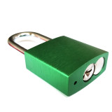 鋁合金安全掛鎖（綠）LOTO 上鎖掛牌 鋁合金掛鎖 14695 - 綠色Φ6mmH38mm