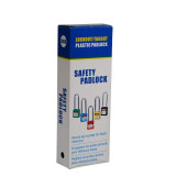 長樑鋼製千層安全掛鎖（紅）上鎖掛牌掛鎖 長桿千層鎖 14712 - 紅色Φ6mmH37mm