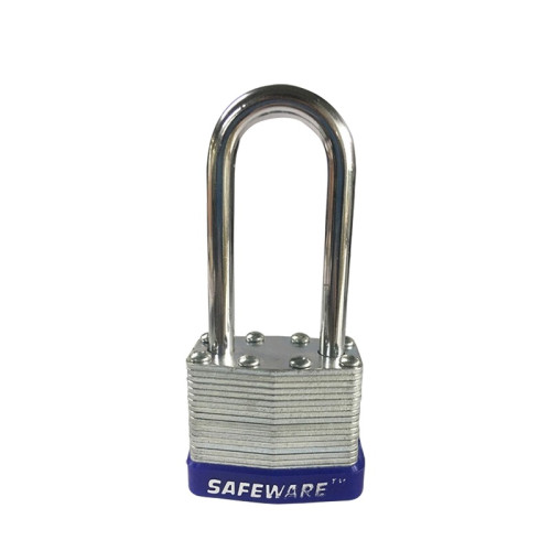 長樑鋼製千層安全掛鎖（藍）安全鋼掛鎖 安全掛鎖 上鎖掛牌 14714 - 藍色Φ6mmH37mm