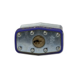 長樑鋼製千層安全掛鎖（藍）安全鋼掛鎖 安全掛鎖 上鎖掛牌 14714 - 藍色Φ6mmH37mm